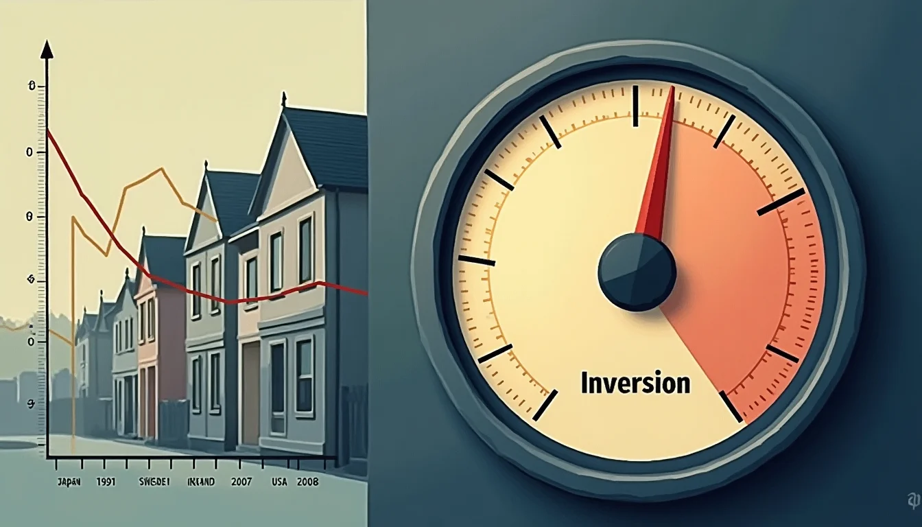 Rent Can't Outrun the Risk-Free Rate: What Bond-Yield Gaps Revealed Before Four Property Crashes